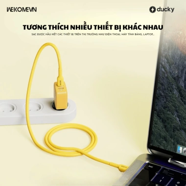 Cáp Sạc Type C to Type C 100W WEKOMEVN WDC11 1.2m Bảo Hành 12 Tháng Giá 65.000₫ 2