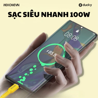 Cáp Sạc Type C to Type C 100W WEKOMEVN WDC11 1.2m Bảo Hành 12 Tháng Giá 65.000₫ 3