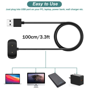 Cáp sạc USB cho Amazfit Bip 3, Bip U, GTS2, GTS 4 Mini, GTR2, Pop Pro, T-Rex Pro - 50.960đ