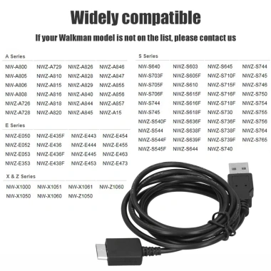 Cáp sạc và dữ liệu USB cho Sony Walkman MP3/MP4 - Giao hàng nhanh, giá chỉ 58k 2 Cáp sạc và dữ liệu USB cho Sony Walkman MP3/MP4 - Giao hàng nhanh, giá chỉ 58k 2