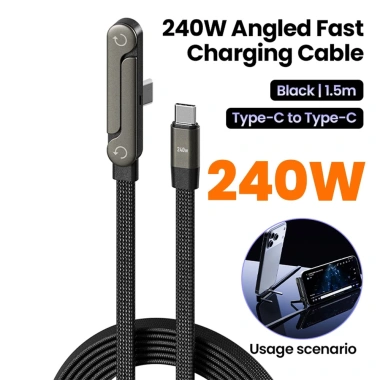 Cáp sạc vô hình Bluewow 240W + chân đế, giá đỡ 2 trong 1, sạc nhanh cho iPhone và Type‑C, chơi game, văn phòng, du lịch ô tô - chỉ 185.900 VND 10 Cáp sạc vô hình Bluewow 240W + chân đế, giá đỡ 2 trong 1, sạc nhanh cho iPhone và Type‑C, chơi game, văn phòng, du lịch ô tô - chỉ 185.900 VND 10