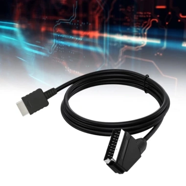 Cáp SCART AV 180cm cho PS1 PS2 PS3 - Tốc độ nhanh, RGB, truyền video và âm thanh, kết nối TV 3 Cáp SCART AV 180cm cho PS1 PS2 PS3 - Tốc độ nhanh, RGB, truyền video và âm thanh, kết nối TV 3