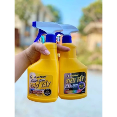 Cặp Siêu tẩy đa năng MAXCLEAN 500ml nắp vặn nút kẽm, đầu xịt riêng, giá ưu đãi 125.000 VND 3