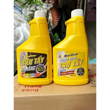 Cặp Siêu tẩy đa năng MAXCLEAN 500ml nắp vặn nút kẽm, đầu xịt riêng, giá ưu đãi 125.000 VND 5