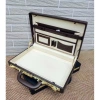 Cặp táp khóa số Doanh nhân 7.731 – Size 38x26x6cm, sang trọng đen & nâu 8