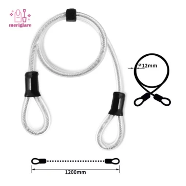 Cáp thép vinyl 12mm phủ đôi bền chắc - Dùng cho xe đạp, thuyền thang, giá ưu đãi 148.500 VND 4 Cáp thép vinyl 12mm phủ đôi bền chắc - Dùng cho xe đạp, thuyền thang, giá ưu đãi 148.500 VND 4