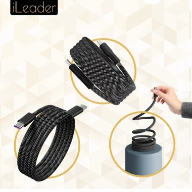 Cáp từ tính iLeader Type-C 66W PD 27W - Sạc nhanh, dễ lưu trữ, giảm còn 48.400₫ 9