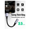 Cáp Type C sang 3.5mm Chip DAC NYT – Nhôm Đen Premium, giá 69.000₫ 2