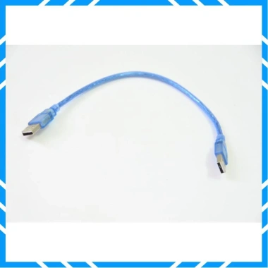 Cáp USB 2.0/3.0 2 đầu đực 60-300cm, màu xanh/đen, BUNOC's - Giá 24.000₫