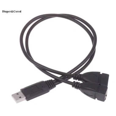 Cáp USB Bộ Chia Sạc 2 Cổng 1 Nam sang 2 Nữ, Đế Sạc Đa Dụng, Giá Ưu Đãi 60.830₫