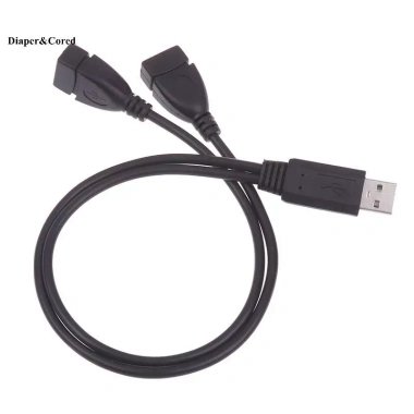 Cáp USB Bộ Chia Sạc 2 Cổng 1 Nam sang 2 Nữ, Đế Sạc Đa Dụng, Giá Ưu Đãi 60.830₫