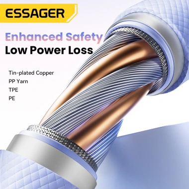 Cáp USB C Essager 60W PD - Tương thích iPhone 16/15/14, Xiaomi, Huawei, Samsung, MacBook, iPad - Sạc nhanh, Giá 63.800₫ 6 Cáp USB C Essager 60W PD - Tương thích iPhone 16/15/14, Xiaomi, Huawei, Samsung, MacBook, iPad - Sạc nhanh, Giá 63.800₫ 6