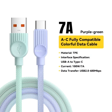 Cáp USB C Essager 60W PD - Tương thích iPhone 16/15/14, Xiaomi, Huawei, Samsung, MacBook, iPad - Sạc nhanh, Giá 63.800₫ 9 Cáp USB C Essager 60W PD - Tương thích iPhone 16/15/14, Xiaomi, Huawei, Samsung, MacBook, iPad - Sạc nhanh, Giá 63.800₫ 9