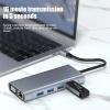 Cáp USB C Hub 11 trong 1 HDMI 4K, RJ45 LAN, VGA, PD, SD/TF, AUX 3.5mm - 308.000₫ 4