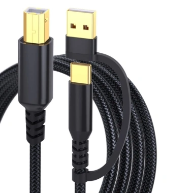 Cáp USB C sang USB B 480Mbps Hrtyvhin - Kết nối máy in, máy quét, âm nhạc, giá 93.794k