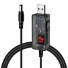 Cáp USB chuyển đổi 5V‑12V 1.5A 5,5mm x 2.1mm Camera CCTV mất điện, WiFi 79.000₫