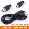 Cáp USB Mini 0.5-3M - Sạc nhanh, truyền dữ liệu cho máy ảnh, điện thoại, MP3/MP4, giao hàng nhanh 2