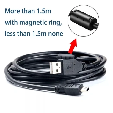 Cáp USB Mini 0.5-3M - Sạc nhanh, truyền dữ liệu cho máy ảnh, điện thoại, MP3/MP4, giao hàng nhanh 5