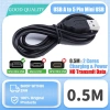 Cáp USB Mini 0.5-3M - Sạc nhanh, truyền dữ liệu cho máy ảnh, điện thoại, MP3/MP4, giao hàng nhanh 10