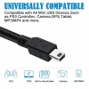 Cáp USB Mini 1M/1.5M 480Mbps 5 Pin B Dữ liệu và Sạc Camera, MP3, MP4 Giá 41.000₫ 5