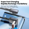 Cáp USB Type‑C 90° 66W 6A Sạc Nhanh Dữ Liệu 0.15‑0.5m Khuỷu Tay Ngân Hàng Điện 2
