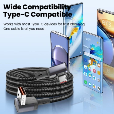 Cáp USB Type‑C 90° 66W 6A Sạc Nhanh Dữ Liệu 0.15‑0.5m Khuỷu Tay Ngân Hàng Điện 7 Cáp USB Type‑C 90° 66W 6A Sạc Nhanh Dữ Liệu 0.15‑0.5m Khuỷu Tay Ngân Hàng Điện 7