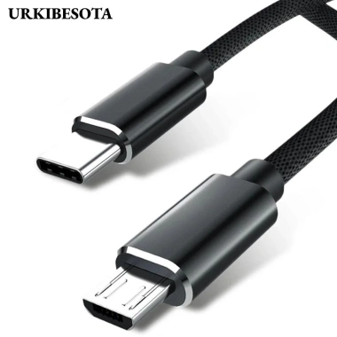 Cáp USB Type‑C sang Micro USB 1M Urkibesota – Sạc nhanh OTG Nam‑sang‑Nam cho Huawei, giảm giá 53.680₫