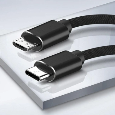 Cáp USB Type‑C sang Micro USB 1M Urkibesota – Sạc nhanh OTG Nam‑sang‑Nam cho Huawei, giảm giá 53.680₫