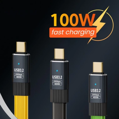 Cáp USB3.2 Type-C 20Gb/s PD100W sạc nhanh 8K, dữ liệu đầy đủ, giá 71.014₫ 3