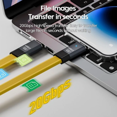 Cáp USB3.2 Type-C 20Gb/s PD100W sạc nhanh 8K, dữ liệu đầy đủ, giá 71.014₫ 7