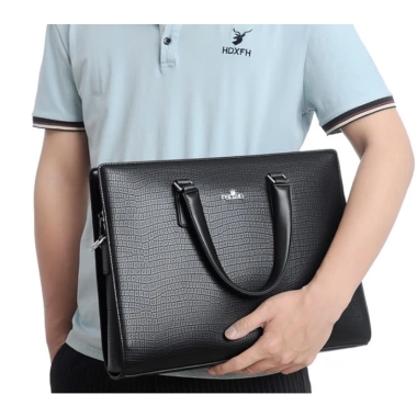 Cặp Văn Phòng Da Bò Thật Cao Cấp – Đựng Laptop 14 inch Chống Nước Dễ Vệ Sinh Giá 750.000₫ 4