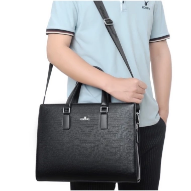 Cặp Văn Phòng Da Bò Thật Cao Cấp – Đựng Laptop 14 inch Chống Nước Dễ Vệ Sinh Giá 750.000₫ 6