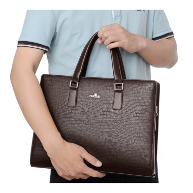 Cặp Văn Phòng Da Bò Thật Cao Cấp – Đựng Laptop 14 inch Chống Nước Dễ Vệ Sinh Giá 750.000₫ 7