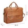 Cặp văn phòng MoonLeather da cao cấp, túi laptop sang trọng, giảm giá 17% chỉ 360.000 VND 4