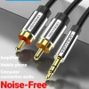 Cáp Vention RCA sang Jack 3.5mm - Bộ chia 2RCA, độ dài 1.5‑5m, giá 59.820₫