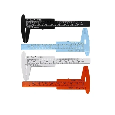 Cặp Vernier Caliper Mini 80mm Nhựa Trượt - Đo Micromet, Giá 11.000đ 2