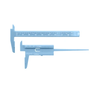 Cặp Vernier Caliper Mini 80mm Nhựa Trượt - Đo Micromet, Giá 11.000đ 5