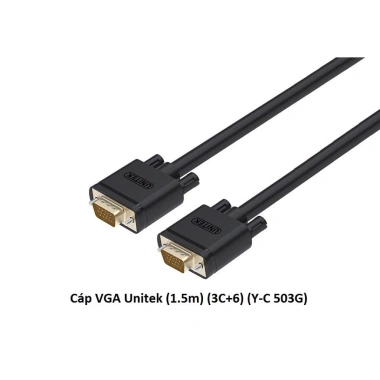 Cáp VGA 1.5m chất lượng cao - Dây cáp máy tính VGA 1.5 mét, giá ưu đãi 84.000₫
