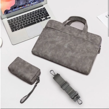 Cặp Xách Da Chống Sốc Chống Nước MacBook Surface Túi Công Sở Nam Nữ Đeo Chéo 249k 6