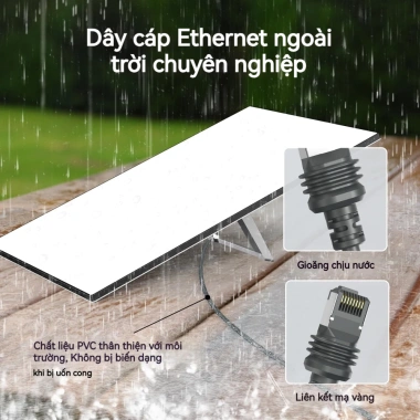 Cáp Zoerax CAT5e/CAT6 Starlink Gen3 Ethernet bền, chống nước, Plug & Play cho RV & khu vực biển, giá ưu đãi 285.999đ 4 Cáp Zoerax CAT5e/CAT6 Starlink Gen3 Ethernet bền, chống nước, Plug & Play cho RV & khu vực biển, giá ưu đãi 285.999đ 4