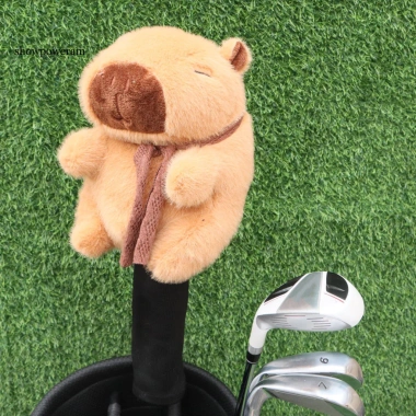 Capybara Câu Lạc Bộ Golf Nhồi Bông Mềm Mại Quà Tặng Đẳng Cấp Cho Golfer Nam Nữ