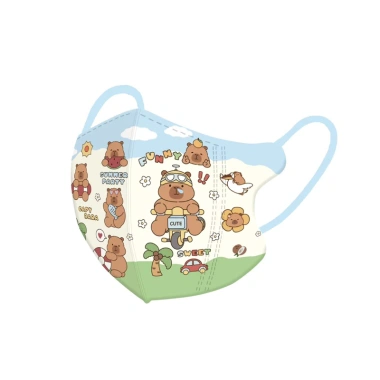 Capybara Khẩu Trang Bé 3-12 tuổi Set 10 Mẫu Cực Hót Giá 16.000 - Giá Gốc 20.000 2