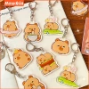 Capybara móc khóa acrylic cá heo, mặt dây chuyền học sinh, schoolbag, túi bút chì - 20.6k 3