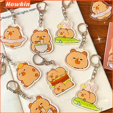 Capybara móc khóa acrylic cá heo, mặt dây chuyền học sinh, schoolbag, túi bút chì - 20.6k 3 Capybara móc khóa acrylic cá heo, mặt dây chuyền học sinh, schoolbag, túi bút chì - 20.6k 3