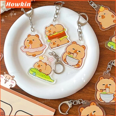 Capybara móc khóa acrylic cá heo, mặt dây chuyền học sinh, schoolbag, túi bút chì - 20.6k 4 Capybara móc khóa acrylic cá heo, mặt dây chuyền học sinh, schoolbag, túi bút chì - 20.6k 4