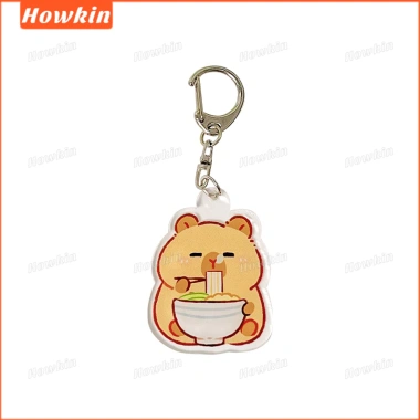 Capybara móc khóa acrylic cá heo, mặt dây chuyền học sinh, schoolbag, túi bút chì - 20.6k