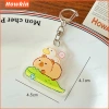 Capybara móc khóa acrylic cá heo, mặt dây chuyền học sinh, schoolbag, túi bút chì - 20.6k 7