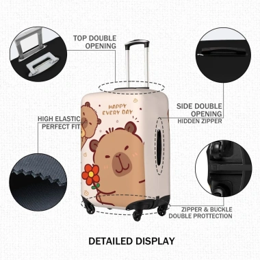 Capybara Vỏ Bọc Vali Chống Trầy Độ Đàn Hồi 18-32 inch Bao Trùm Luggage Cover Cá Nhân
