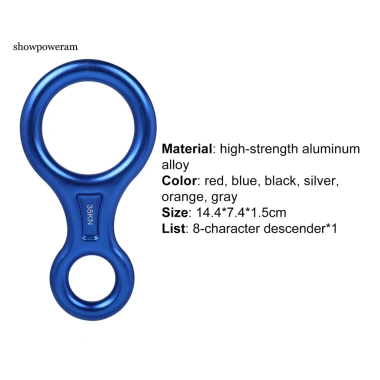 Carabiner SPM 35KN Bền Chống Mòn, Gọn Nhẹ Cho Leo Núi - Giá 204.096₫ (Giảm 20%)
