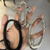Carabiner Y2K Punk Star Hình Bầu Dục Móc Khóa Xe, Ba Lô Gothic, Giá 34.650₫ 4